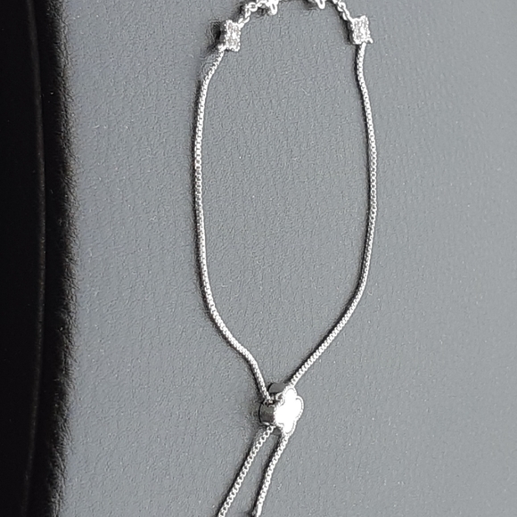 Silver 'Drawstring' Bracelet - Picture 4 of 7